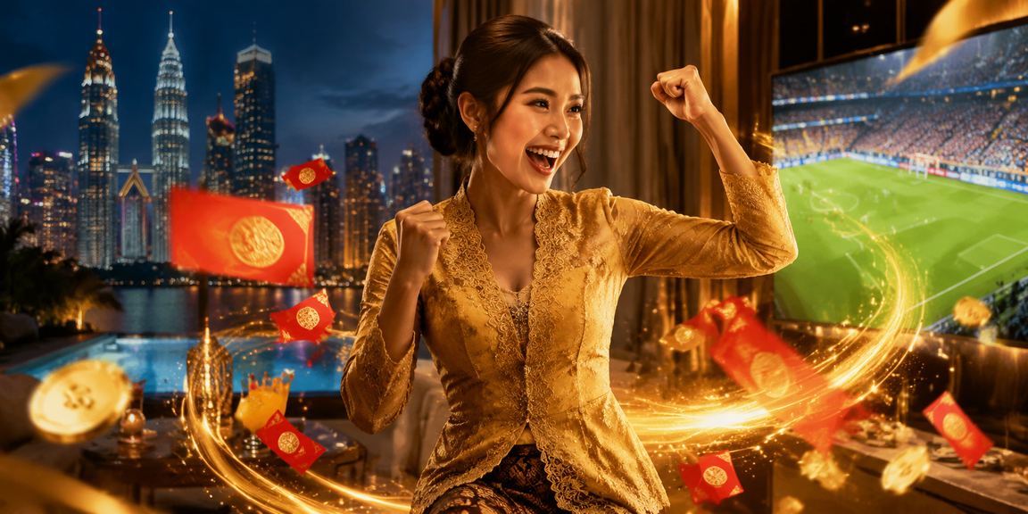 Kuala Lumpur bonus red packet in festive kebaya style